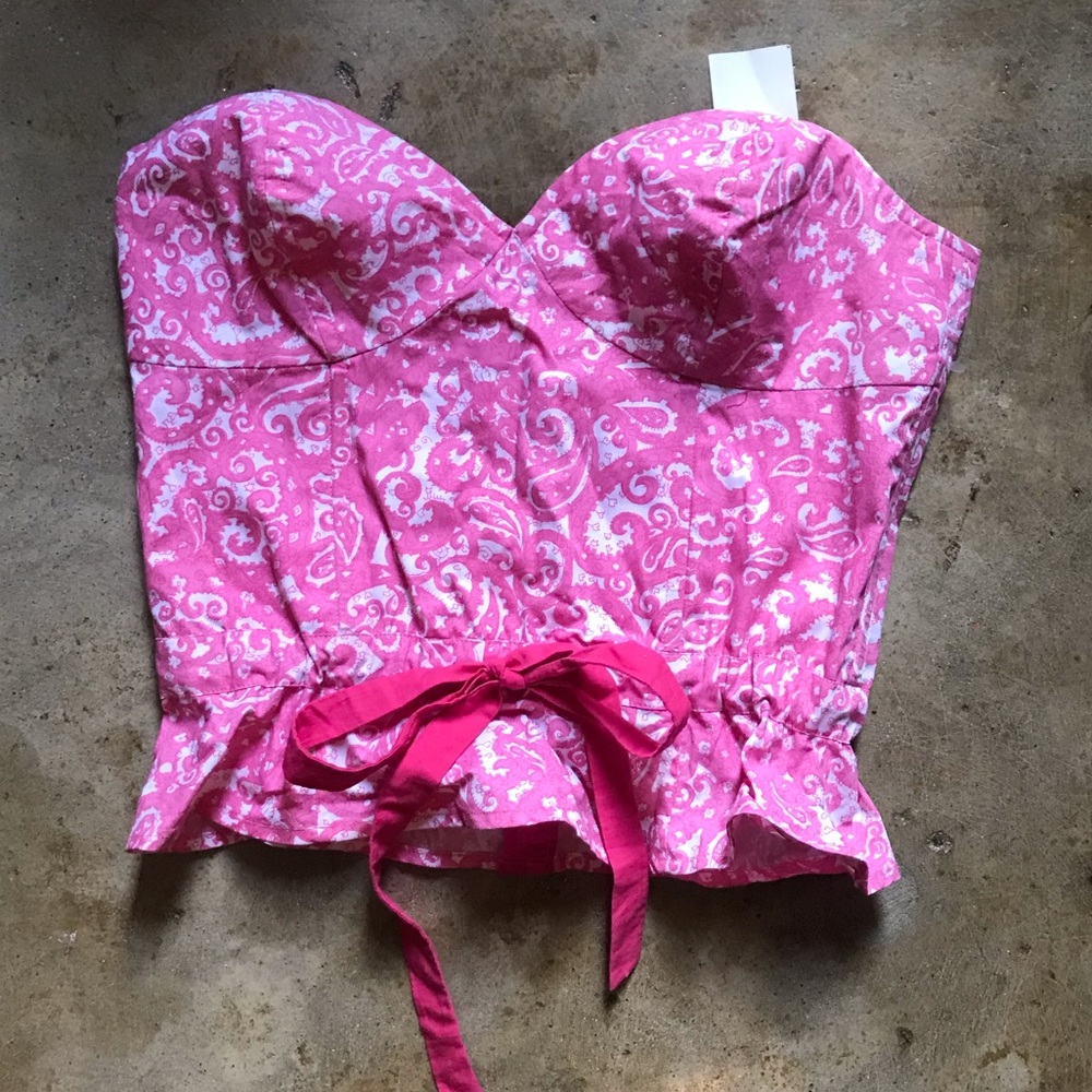 Plenty Tracy Reese peplum corset bustier